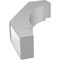 Ekena Millwork 6-in. W x 20-in. D x 32-in. H Merced Architectural Grade PVC Knee Brace BRCP06X20X32MRC - alternate 6